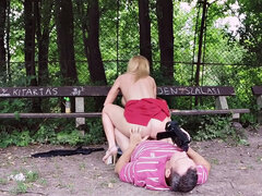 Blond, Pijpbeurt, Handbeurt, Hakken, Slipje, Russisch