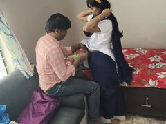 Indian Bhabhi Gets Fucked in Uniform After College Class - Parizadi