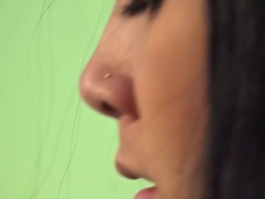 フェラチオ, 茶髪の, イマラチオ, 手コキする, キス, 自然山雀, ティーン