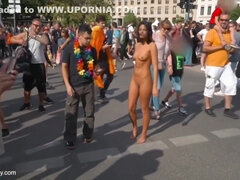 お尻, カワイイ, チン, 女, 裸, ヌード, アウトドア, 一人