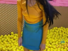 Leie, Braunhaarige, Freundin, Brille, Zierlich, Muschi, Rasiert, Titten