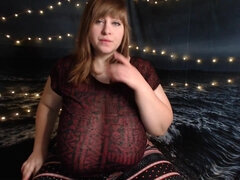 お尻, 美女, ぽっちゃり, デカ尻, デカパイ, 茶髪の, 一人, ティーン