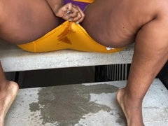 お尻, デカ尻, 黒人, 黒人, 淫乱熟女, 自然山雀, 垂れ乳, オッパイの