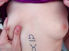 Ass, Babes, Big tits, Money, Natural tits, Pov, Public, Tight