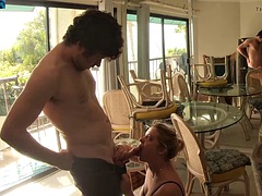 デカチン, デカパイ, ハードコア, 淫乱熟女, 現実, 義母, オッパイの, 妻