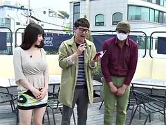 アジア人, 美女, デカパイ, 日本人, 韓国人, 公共, ソフトコア, オッパイの