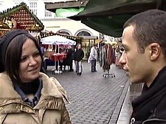 Kultserie Strassenflirts: Leslie auf der Pirsch