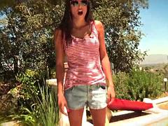 Nana, Beauté, Hard, Hd, Lesbienne, De plein air, Piscine, Actrice du porno