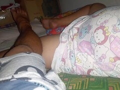 Asiatisch, Tante, Grosser arsch, Grosser schwanz, Filipina, Handjob, Milf, Orgasmus