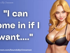 blonde breaks Into Your House And Steals Your stiffy - ASMR F4M Roleplay