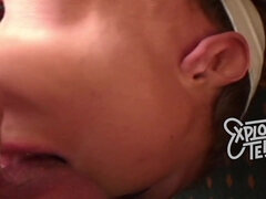 Amateur, Sucer une bite, Brunette brune, Poilue, Petite femme, Pov, Chatte, Adolescente