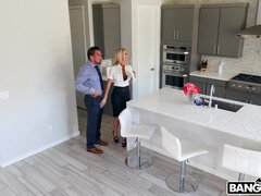 ブロンド, 浮気する, ヒール, キス, 淫乱熟女, 母, ソフトコア, 妻