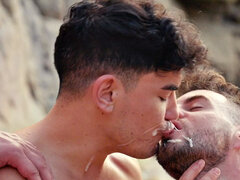 Cumswapping jocks fuck each other in anal orgy