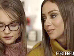 アメリカ人, バイセクシャル, カップル, 娘, レズビアン, 小柄, ガリガリ, 義母