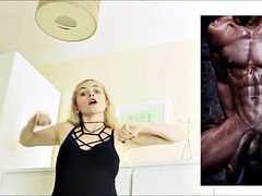 Grosser schwanz, Schwarz, Schwarz, Weibliche domination, Fetisch, Pov