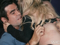 Wicked - Crazy Big Tittied Hot Blonde Rides The Cock Fast And Hard