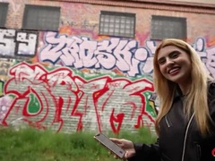 German Scout Gets Anal in Berlin Pick Up - Big Boobs Blonde Latina Lola Morango Squirts Hard