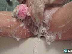 Bruinharig, Rondborstig, Hd, Natuurlijk, Natuurlijke tieten, Zwanger, Alleen, Tieten likken