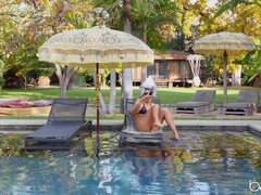 Anal, Chambre à dormir, Sucer une bite, Éjaculation interne, Européenne, Piscine, Chatte, Rugueux