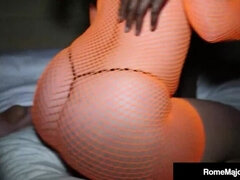 Grosser arsch, Grosser schwanz, Schwarz, Blasen, Frau frau mann, Hd, Ablutschen, Flotter dreier