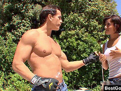 Bikini, Mamada, Corridas faciales, Gimnasio