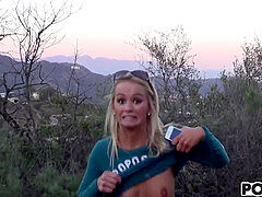 Hiking teenage Emily Austin gets ravaged
