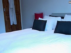 Arsch, Blondine, Hundestellung, Hd, Lecken, Natürlichen titten, Muschi, Ablutschen
