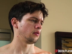 Kont, Pijpbeurt, Gek, Zwart, Interraciaal, Slet, Tiener, Tieten likken