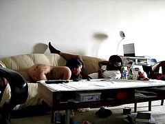 アジア人, 美女, デカチン, 黒人, 爸, 黒人