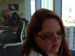 Horny BBW Therapist Fucks Clown Hard