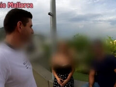 お尻, デカ尻, 茶髪の, 車, 浮気する, バック, 熟年, 淫乱熟女