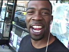 アナル, デカチン, ビッチ, 黒人, ブロンド, チン, 黒人, ヤリマン