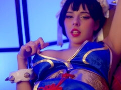 Big booty cosplay girl hot video
