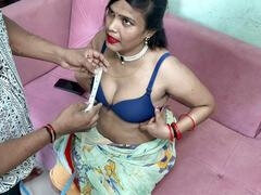 18, 叔母, デカチン, フェラチオ, 毛深い, インド人, 魅力的, ソフトコア