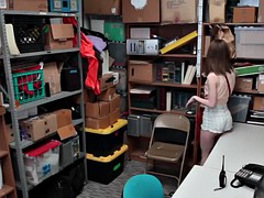 Bruinharig, Gevangen, Kantoor, Pornster, Realiteit, Mager, Tieten likken