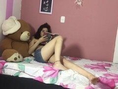 Amateur, Penetracion con dedos, Orgasmo, Pequeña