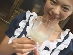 Asiatisch, Viele männer bespritzen eine frau, Fetisch, Japanische massage, Schlucken