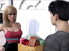 Dreidimensional, Leie, Aus dem arsch in den mund, Grosser arsch, Blondine, Erotisch, Spiele