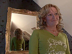 blonde grandmother gets multiracial anal