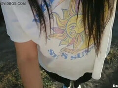 Amateur, Culo grande, Mamada, Pareja, Primo, Estilo perrito, Pequeña, Público