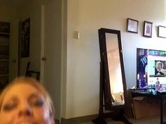 Funny and bizarre: Girl burps in front of camera