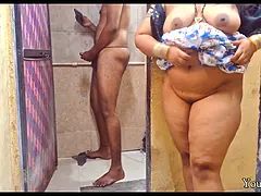 Cuarto de baño, Atrapados, Corridas, Hd, Indio, Mamá, Coño, Madrastra