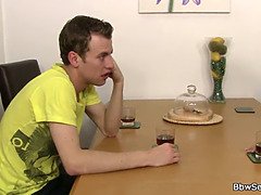 ぽっちゃり, デカパイ, 茶髪の, 巨大, 母, 自然山雀, オマンコ, 義母