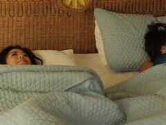 Amerikaans, Lieveling, Mooi, Zwart, Stel, Zoenen, Lesbisch, Natuurlijke tieten