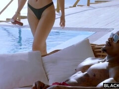 Zwart, Pijpbeurt, Sperma in mond