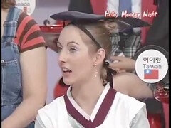 アメリカ人, アジア人, デカチン, フェラチオ, 中出し, ソフトコア, 三人, ヴィンテージ