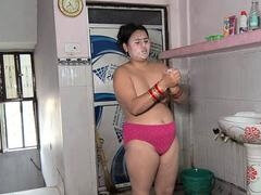 Beso negro, Cuarto de baño, Culo grande, Bikini, Mamá, Pezones, Desnudo, Coño