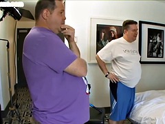 Stellung 69, Wohlbeleibte schöne frauen, Blondine, Blasen, Schmutzig, Fett, Tätowierung, Flotter dreier