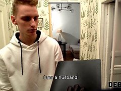Debt collector pounds his Russian wife in HD reality porn
