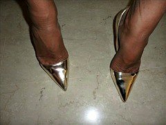 Fetisch, Fußfetisch, Büro, Strümpfe